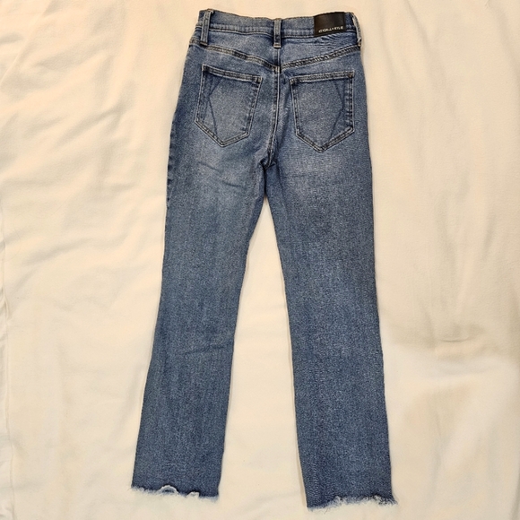 KENDALL + KYLIE Straight Leg Blue Jeans - Picture 6 of 7